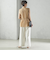 〈手洗い可能〉IMPERIAL LINEN Wポケット ノースリーブ シャツ