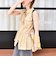 〈手洗い可能〉IMPERIAL LINEN Wポケット ノースリーブ シャツ