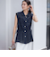 〈手洗い可能〉IMPERIAL LINEN Wポケット ノースリーブ シャツ