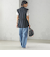 〈手洗い可能〉IMPERIAL LINEN Wポケット ノースリーブ シャツ