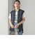 〈手洗い可能〉IMPERIAL LINEN Wポケット ノースリーブ シャツ