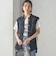 〈手洗い可能〉IMPERIAL LINEN Wポケット ノースリーブ シャツ