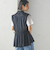 〈手洗い可能〉IMPERIAL LINEN Wポケット ノースリーブ シャツ