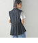 〈手洗い可能〉IMPERIAL LINEN Wポケット ノースリーブ シャツ