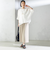【一部WEB限定】〈手洗い可能〉IMPERIAL LINEN スキッパー ブラウス
