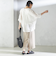 【一部WEB限定】〈手洗い可能〉IMPERIAL LINEN スキッパー ブラウス