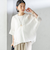 【一部WEB限定】〈手洗い可能〉IMPERIAL LINEN スキッパー ブラウス
