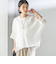【一部WEB限定】〈手洗い可能〉IMPERIAL LINEN スキッパー ブラウス