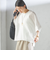 【一部WEB限定】〈手洗い可能〉IMPERIAL LINEN スキッパー ブラウス