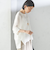 【一部WEB限定】〈手洗い可能〉IMPERIAL LINEN スキッパー ブラウス