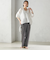 【一部WEB限定】〈手洗い可能〉IMPERIAL LINEN スキッパー ブラウス