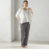 【一部WEB限定】〈手洗い可能〉IMPERIAL LINEN スキッパー ブラウス