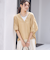 【一部WEB限定】〈手洗い可能〉IMPERIAL LINEN スキッパー ブラウス