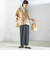 【一部WEB限定】〈手洗い可能〉IMPERIAL LINEN スキッパー ブラウス