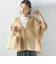【一部WEB限定】〈手洗い可能〉IMPERIAL LINEN スキッパー ブラウス