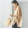 【一部WEB限定】〈手洗い可能〉IMPERIAL LINEN スキッパー ブラウス