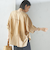 【一部WEB限定】〈手洗い可能〉IMPERIAL LINEN スキッパー ブラウス