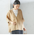 【一部WEB限定】〈手洗い可能〉IMPERIAL LINEN スキッパー ブラウス