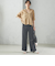 【一部WEB限定】〈手洗い可能〉IMPERIAL LINEN スキッパー ブラウス