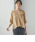 【一部WEB限定】〈手洗い可能〉IMPERIAL LINEN スキッパー ブラウス