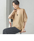 【一部WEB限定】〈手洗い可能〉IMPERIAL LINEN スキッパー ブラウス