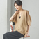 【一部WEB限定】〈手洗い可能〉IMPERIAL LINEN スキッパー ブラウス