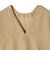 【一部WEB限定】〈手洗い可能〉IMPERIAL LINEN スキッパー ブラウス