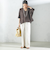 【一部WEB限定】〈手洗い可能〉IMPERIAL LINEN スキッパー ブラウス