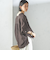 【一部WEB限定】〈手洗い可能〉IMPERIAL LINEN スキッパー ブラウス