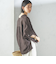 【一部WEB限定】〈手洗い可能〉IMPERIAL LINEN スキッパー ブラウス