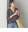 【一部WEB限定】〈手洗い可能〉IMPERIAL LINEN スキッパー ブラウス