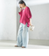 【一部WEB限定】〈手洗い可能〉IMPERIAL LINEN スキッパー ブラウス