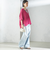【一部WEB限定】〈手洗い可能〉IMPERIAL LINEN スキッパー ブラウス