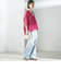 【一部WEB限定】〈手洗い可能〉IMPERIAL LINEN スキッパー ブラウス