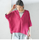 【一部WEB限定】〈手洗い可能〉IMPERIAL LINEN スキッパー ブラウス