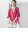 【一部WEB限定】〈手洗い可能〉IMPERIAL LINEN スキッパー ブラウス