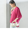 【一部WEB限定】〈手洗い可能〉IMPERIAL LINEN スキッパー ブラウス