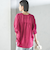 【一部WEB限定】〈手洗い可能〉IMPERIAL LINEN スキッパー ブラウス