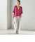 【一部WEB限定】〈手洗い可能〉IMPERIAL LINEN スキッパー ブラウス