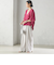 【一部WEB限定】〈手洗い可能〉IMPERIAL LINEN スキッパー ブラウス