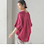 【一部WEB限定】〈手洗い可能〉IMPERIAL LINEN スキッパー ブラウス
