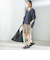 【一部WEB限定】〈手洗い可能〉IMPERIAL LINEN スキッパー ブラウス