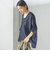 【一部WEB限定】〈手洗い可能〉IMPERIAL LINEN スキッパー ブラウス