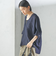 【一部WEB限定】〈手洗い可能〉IMPERIAL LINEN スキッパー ブラウス