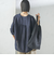 【一部WEB限定】〈手洗い可能〉IMPERIAL LINEN スキッパー ブラウス