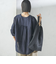 【一部WEB限定】〈手洗い可能〉IMPERIAL LINEN スキッパー ブラウス