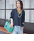 【一部WEB限定】〈手洗い可能〉IMPERIAL LINEN スキッパー ブラウス