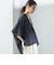 【一部WEB限定】〈手洗い可能〉IMPERIAL LINEN スキッパー ブラウス