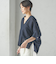 【一部WEB限定】〈手洗い可能〉IMPERIAL LINEN スキッパー ブラウス
