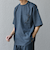SHIPS any:〈洗濯機可能〉ラウンド フェイク レイヤード Tシャツ(セットアップ対応) 25SS◇